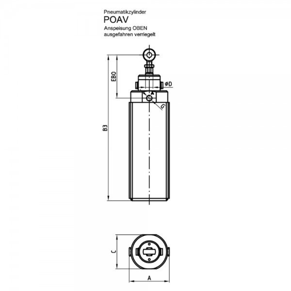 K+G Pneumatikzylinder POAV