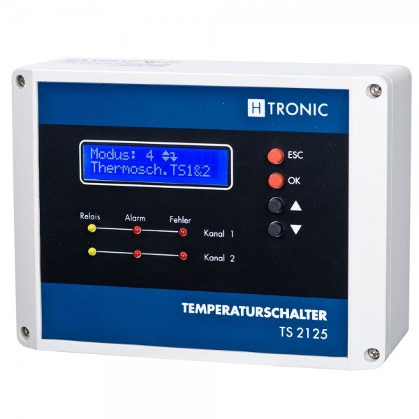 H-Tronic 2-Kanal Temperaturschalter TS 2125 – 7 Geräte in EINEM